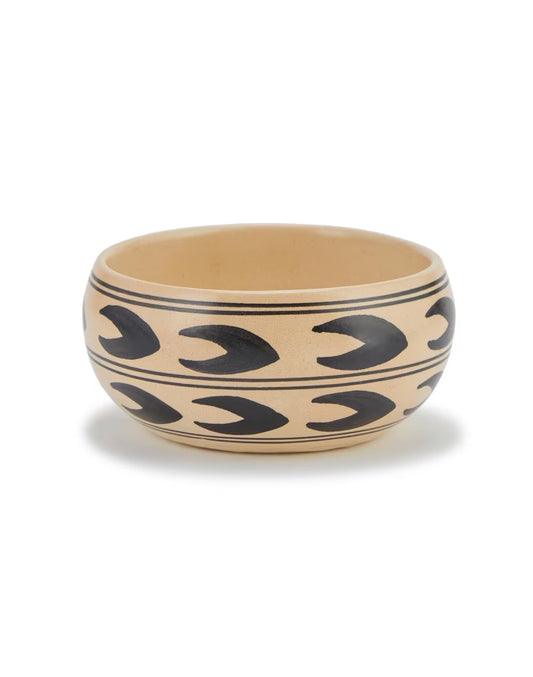 Multi Ceramic Thar Horizontal Nut Bowl