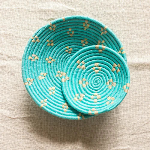 Assorted Sabai Handwoven Grass Baskets