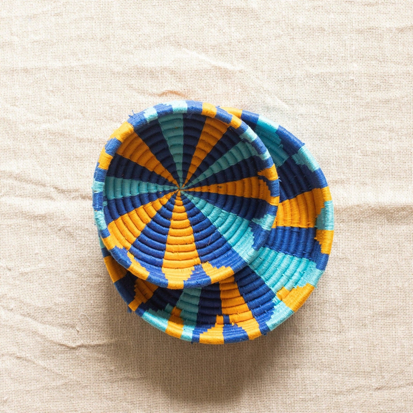 Assorted Sabai Handwoven Grass Baskets